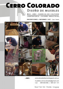 cerro colorado - diseño de muebles